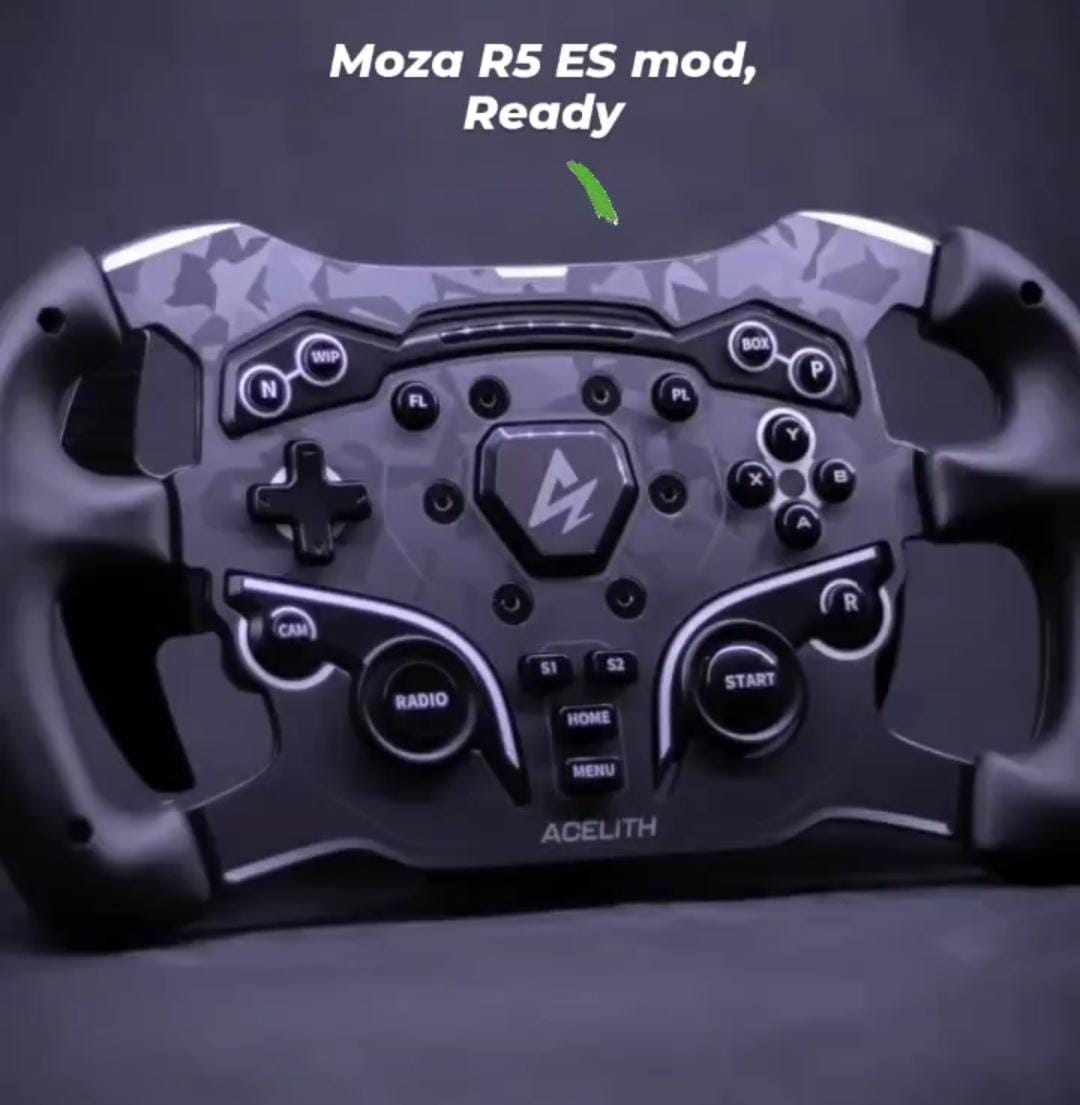 MOD - Hybrid ES Mod for MOZA R5 ES wheel – Acelith Design Sim Racing