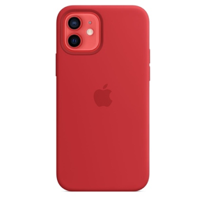 iPhone 12 Silicone Case with MagSafe - (PRODUCT) RED