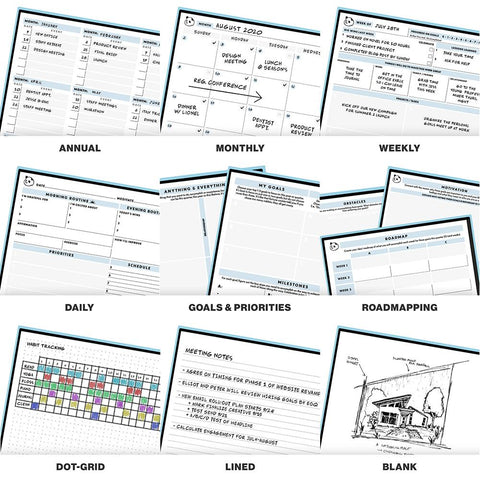 Rocketbook Panda Planner Templates for All Uses