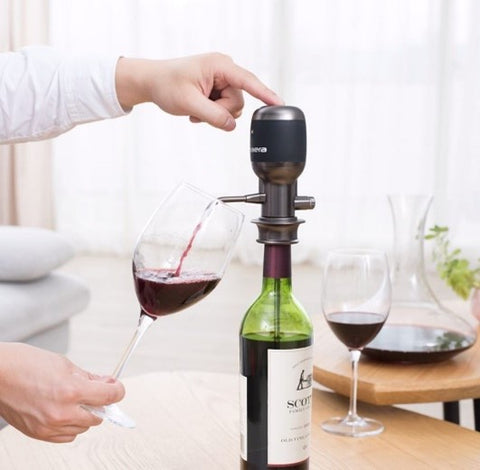 Vinaera Pro Adjustable Electronic Wine Aerator - The Novus Lab