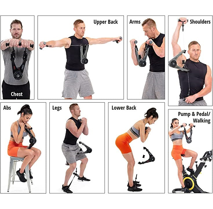 Examples of OYO Gym SE exercises. The figure depicts the OYO Gym SE