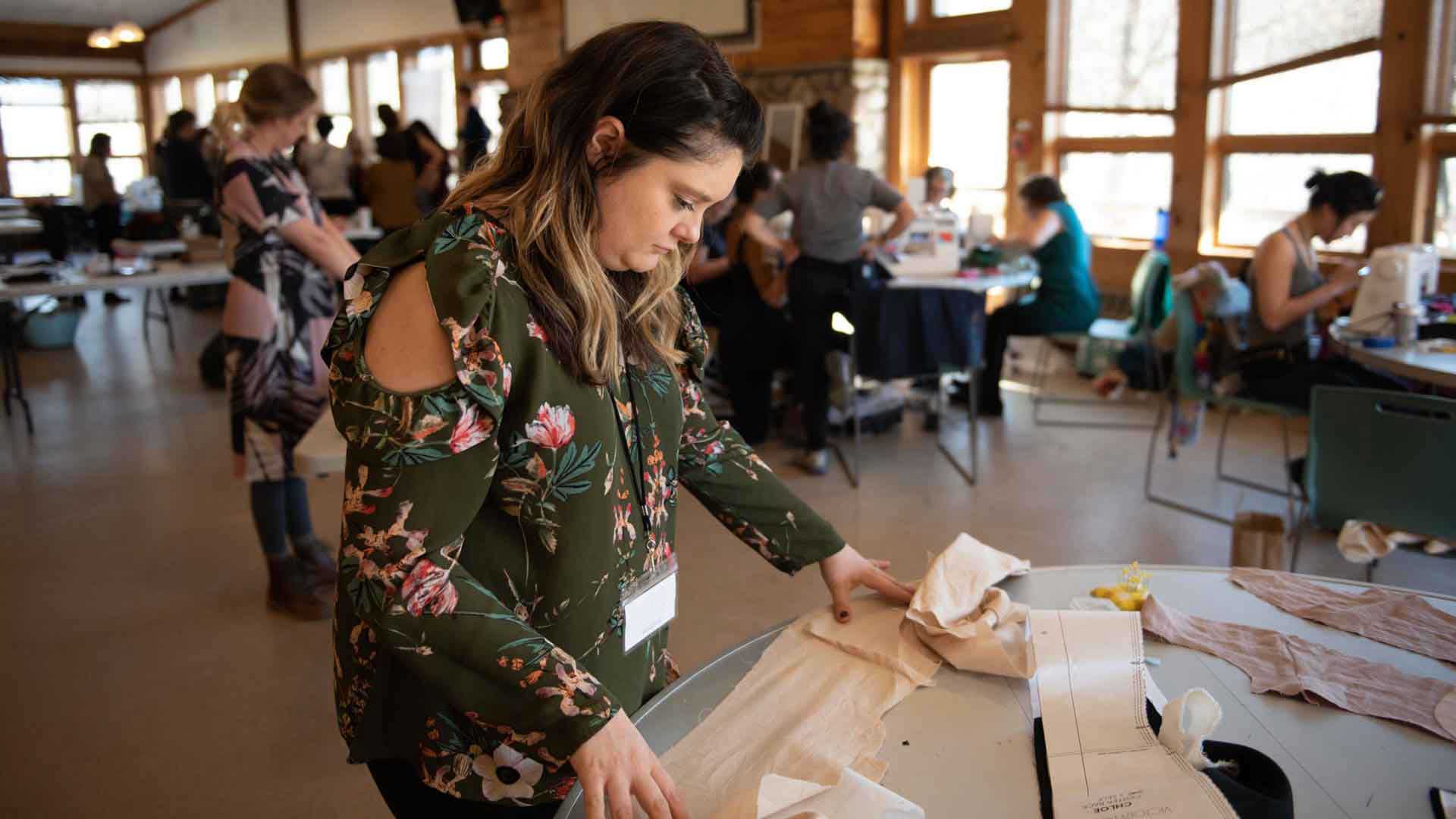 Camp Workroom Social Wardrobe Week Sewing Retreat for Adults