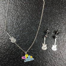 Load image into Gallery viewer, Jauhri Pendant Chain Set - Superstar Hannah Montana Pendant with Chain and Earrings
