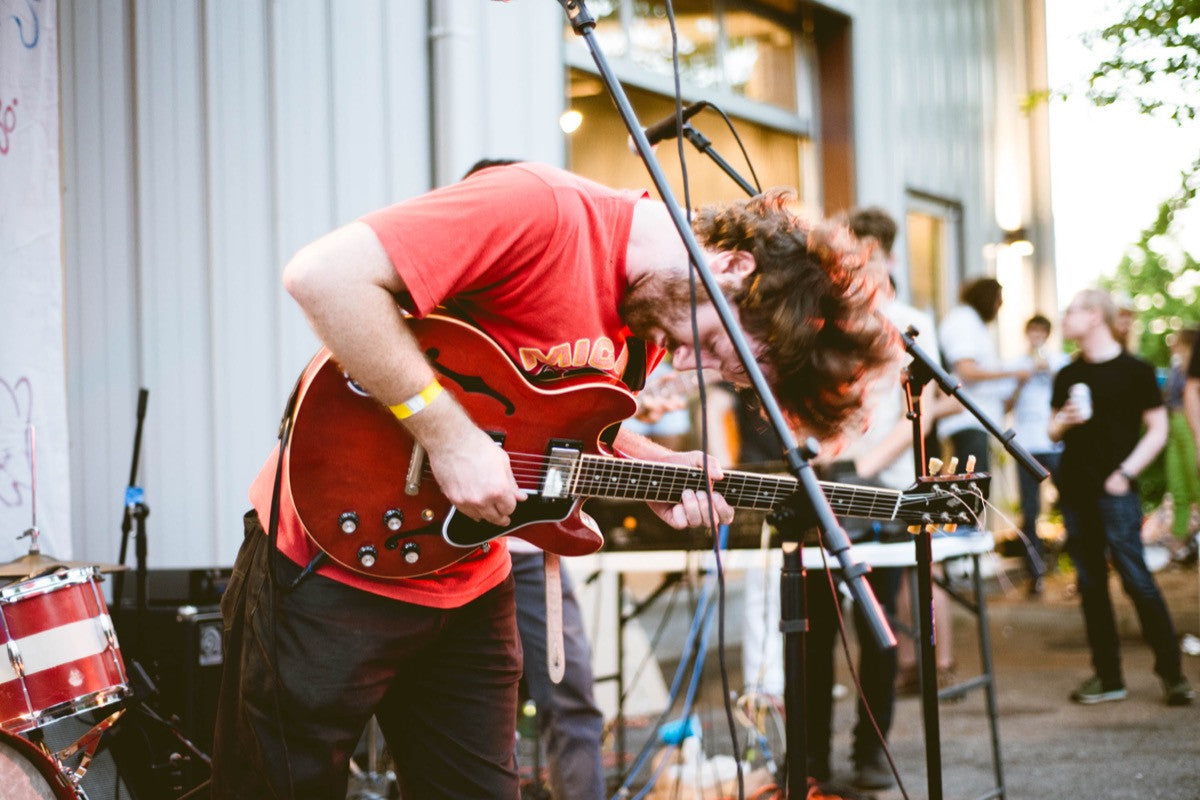 scenes from our first-ever music festival, Fuzz Fest