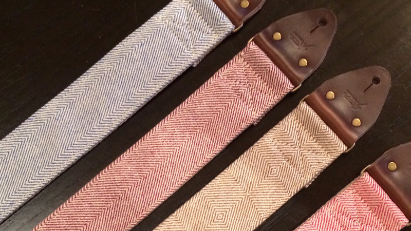 Preview of our new Indian guitar strap patterns and colors