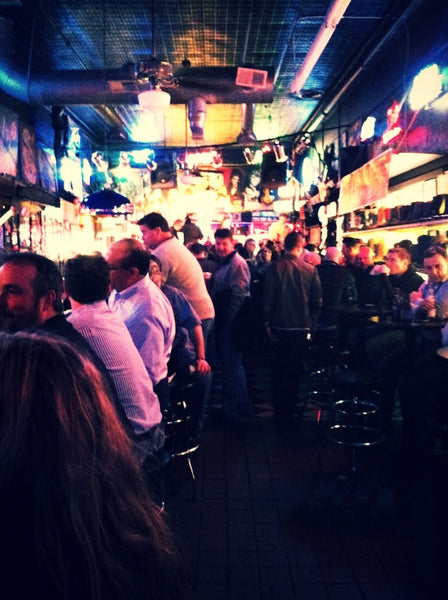 The view at the downstairs bar of Robert's Western World