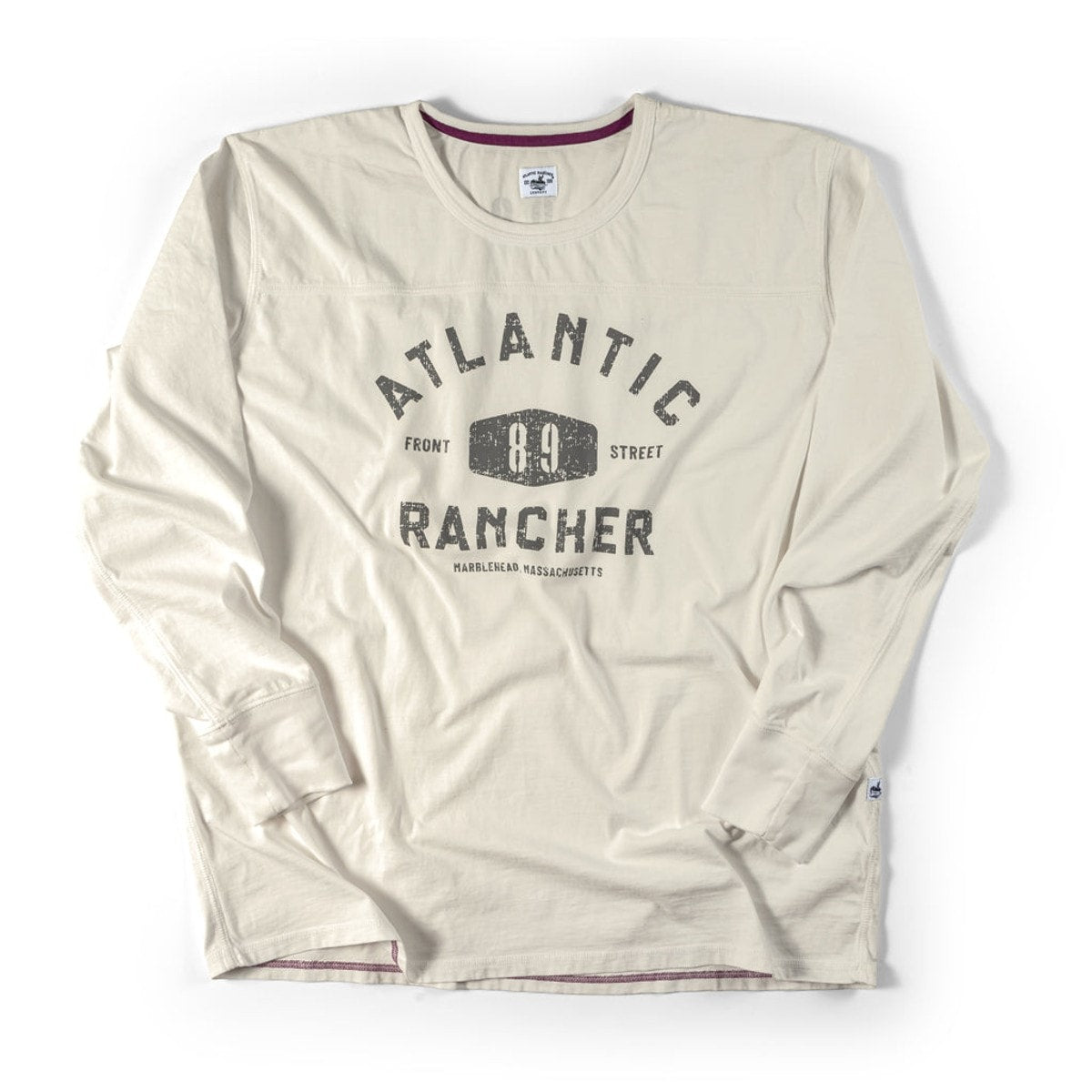 Atlantic Rancher Long Sleeve Pullover in Cream - Atlantic Rancher