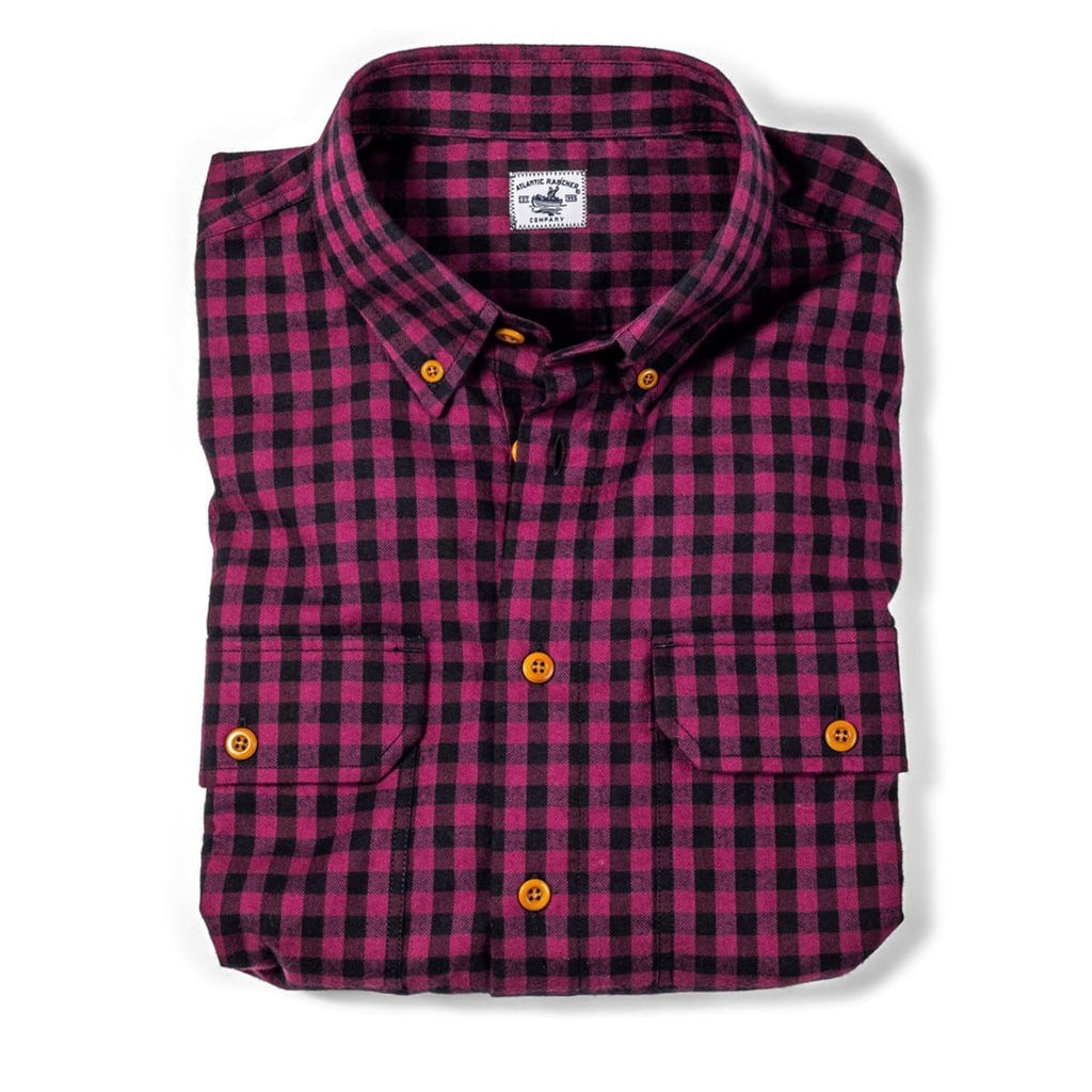 flannel shirt red 15367 Flannels Black Island