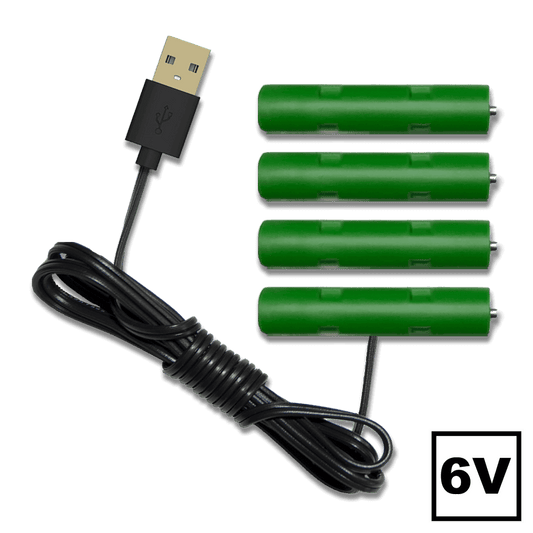 Battery Eliminator - 3 AAA Battery Replacement USB Powered