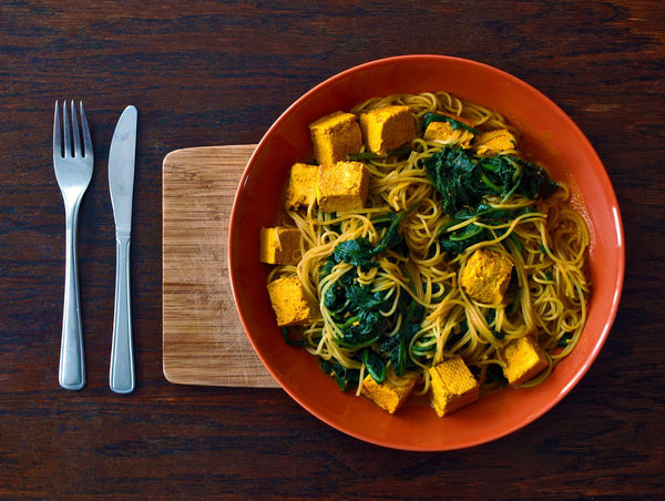 vegan noodles with tofu