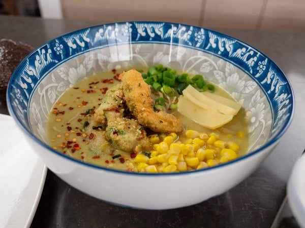 vegan noodles in a bowl