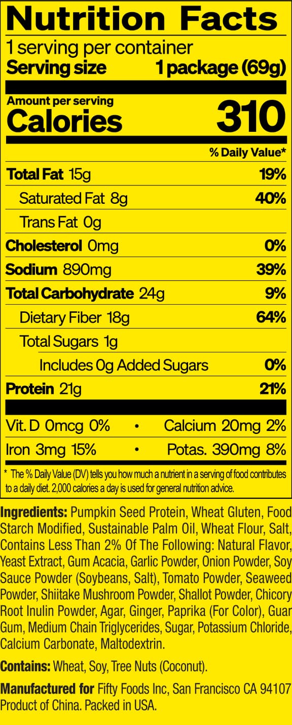 Nutrition Facts