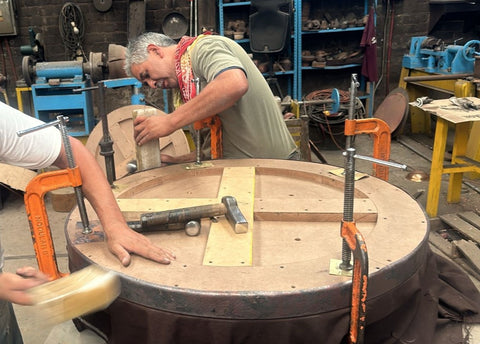 how to make a copper table top