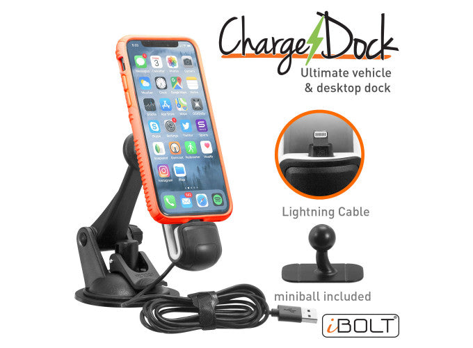 iBolt ChargeDock Lightning | Mobile Mounts