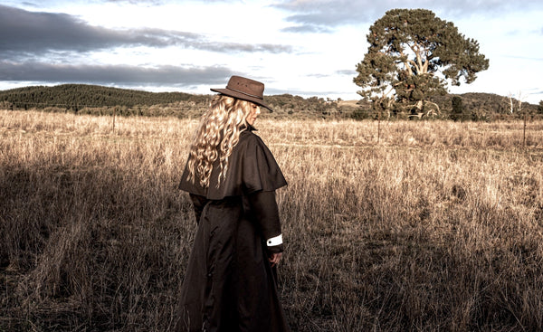 Image of a woman on a farm