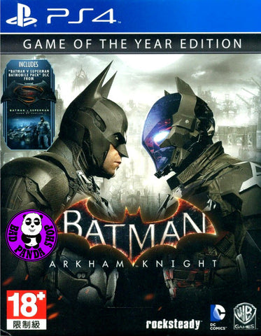 Bad Panda Shop — Batman: Arkham Knight - Game of the Year Edition  (PlayStation 4) Regio