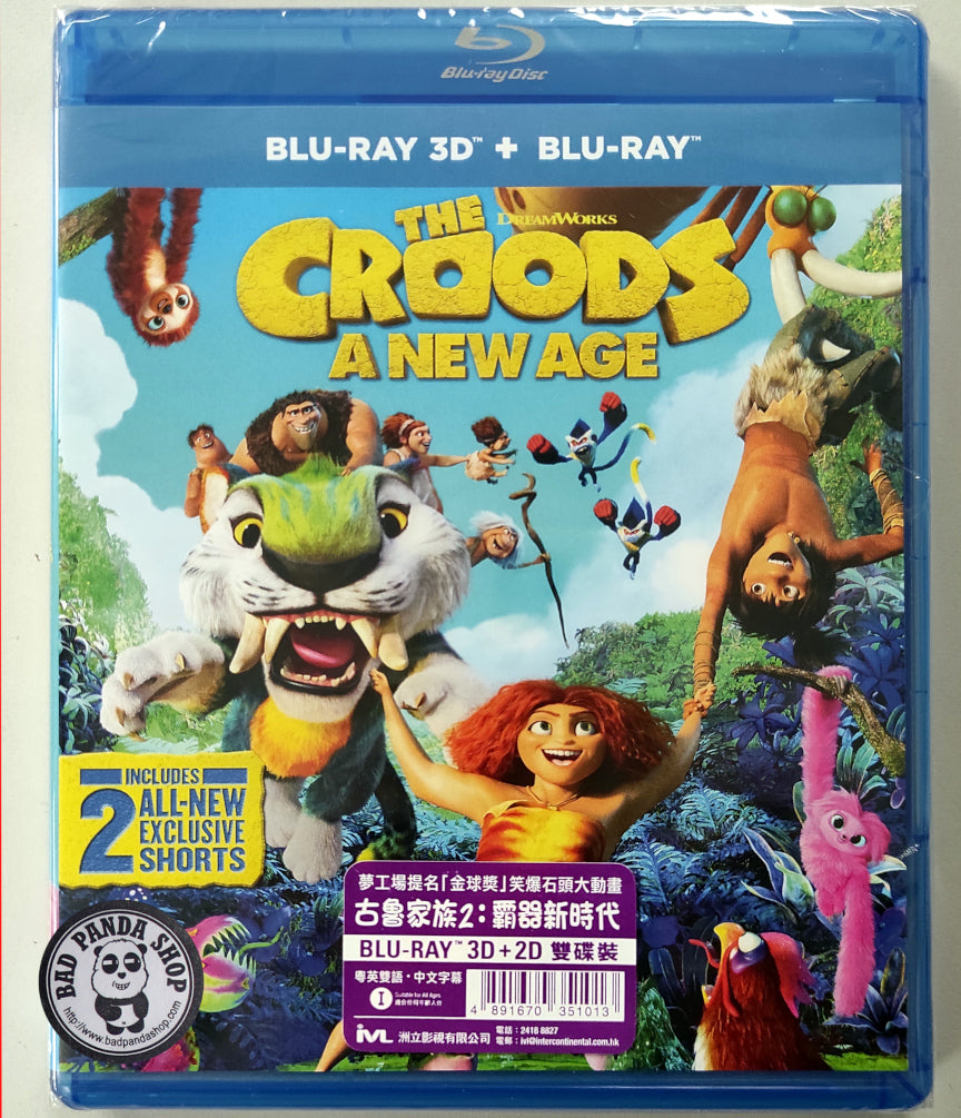 The Croods: A New Age [3D] [Blu-ray] by Nicolas Cage, Blu-ray