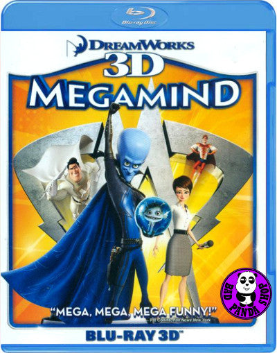 Megamind Cartoon Porn Videos Free - Bad Panda Shop â€” Megamind æ¯›ç™¾è¬ 2D + 3D Blu-Ray (2010) (Region Free) (Hong  Kong Version)