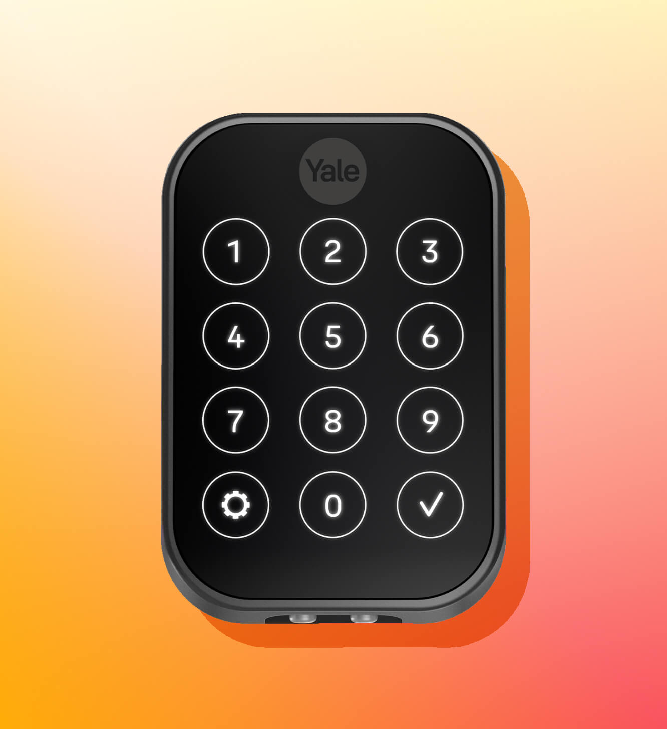 Yale Assure Lock 2, Touchscreen, Keyed Wi-Fi Smart Lock- Black Suede