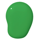 green paint