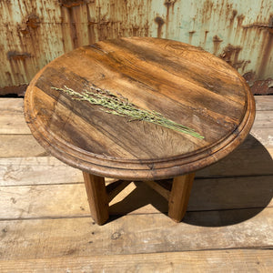 Old rustic oak coffee table