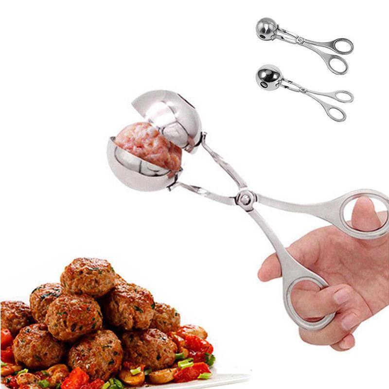 Stainless steel meatball clip