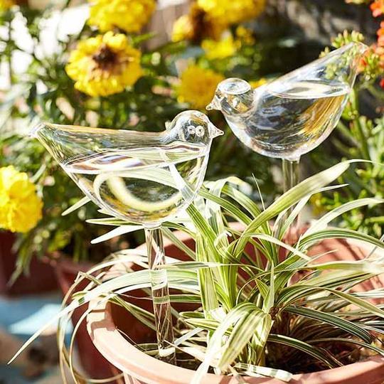 3 Pcs Self-Watering Crystal Bird For Garden