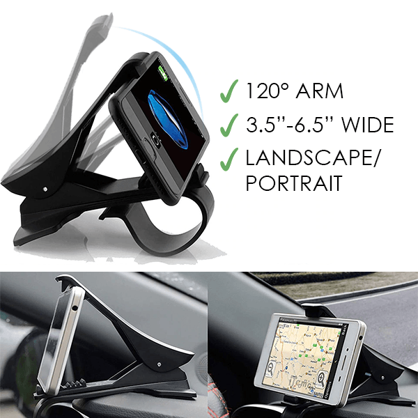 【Buy One Get One Free】Rotatable Car Phone Clip Holder