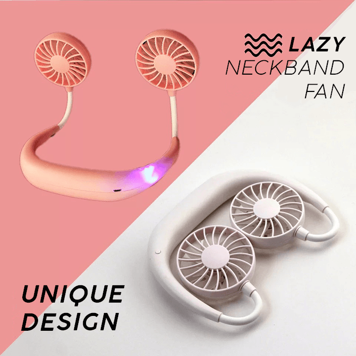 【50%OFF TODAY】-2019 New Portable Hanging Neck Fan