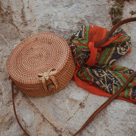 Handmade  Woven Rattan Bag