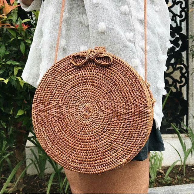 Handmade  Woven Rattan Bag