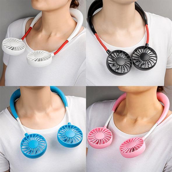 【50%OFF TODAY】-2019 New Portable Hanging Neck Fan