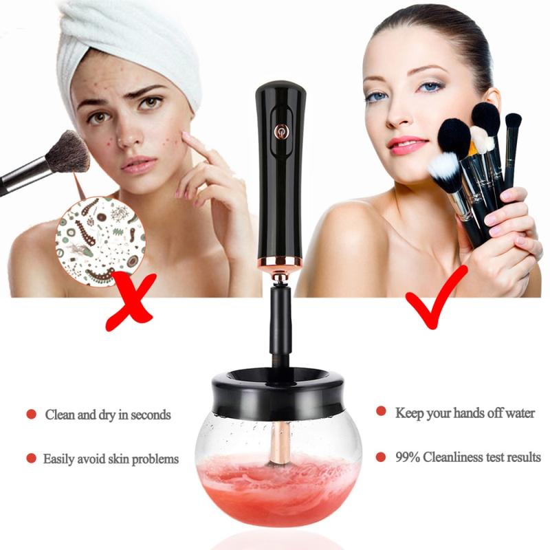 Automatic Makeup Cleaner & Dryer 2 in 1 Set