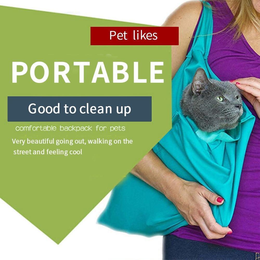 Cat Travel Pouch (Breathable fabric)