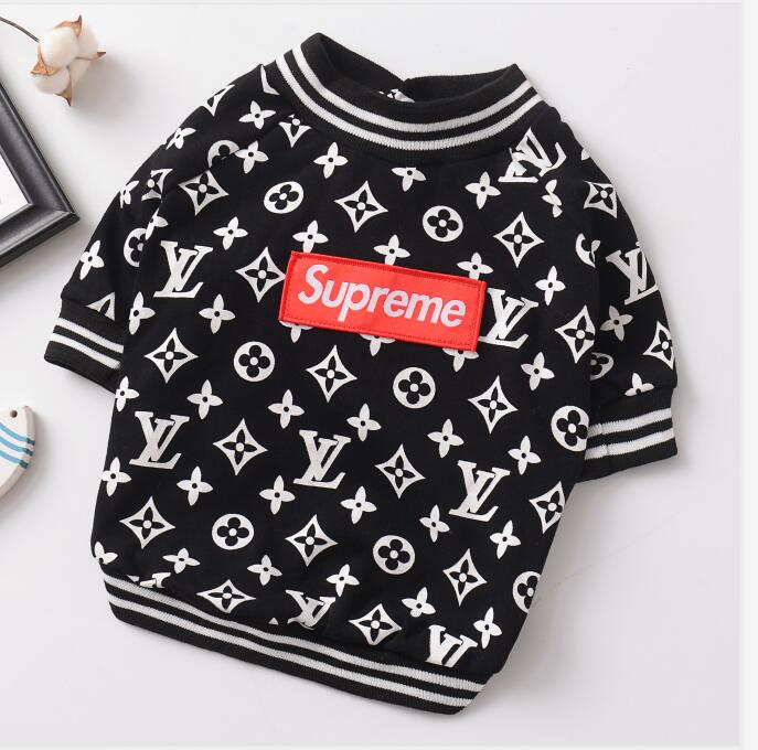 supreme lv box logo dog sweatshirt bulldog jacket – NiceyDoggy