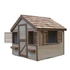 Image of 6 ft. x 6 ft. Little Alexandra Cottage Playhouse with Cedar Roof By Canadian Playhouse Factory - Kids Playhouse World