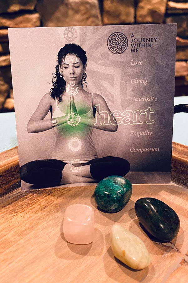 Heart Chakra * Roller & Stone Set