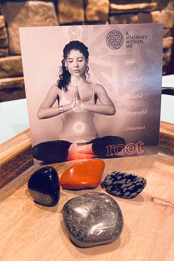 Root Chakra * Roller & Stone Set