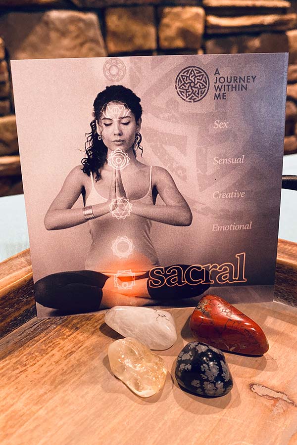 Sacral Chakra * Roller & Stone Set