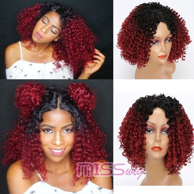 Miss Wig 16inches Long Afro Kinky Curly Wigs For Black Women