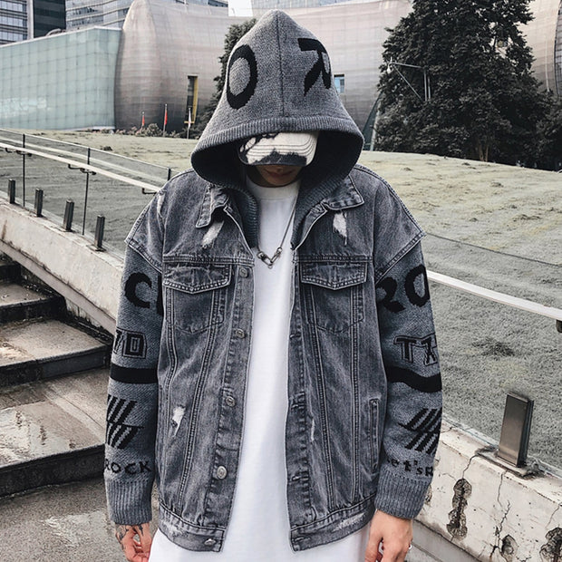 Alphabet Hooded Streetwear Jacket – Yugen Theory