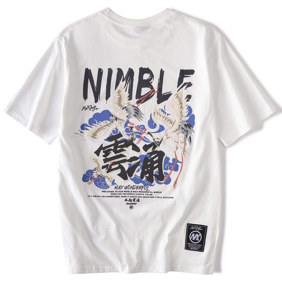 雲涌Nimble Cranes upon Raging Cloud T-Shirt – Yugen Theory Streetwear