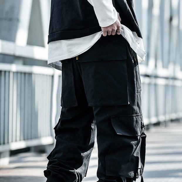 Streamer Buckle Cargo Japanese Wave Pants – Yugen Theory