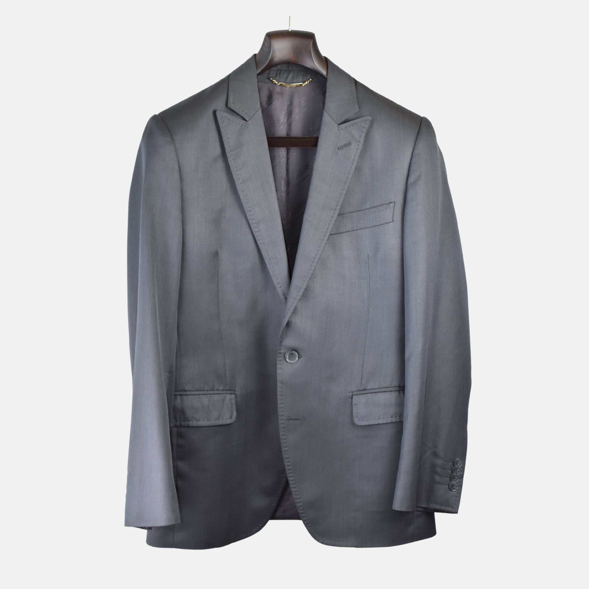 image of Gray Suit made of Virgin Wool/Silk (EU 46)