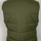Olive Down Vest made of Nylon