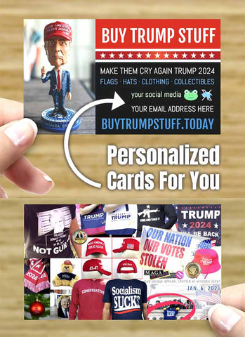 Buy Trump Stuff Business Cards Personalized for You