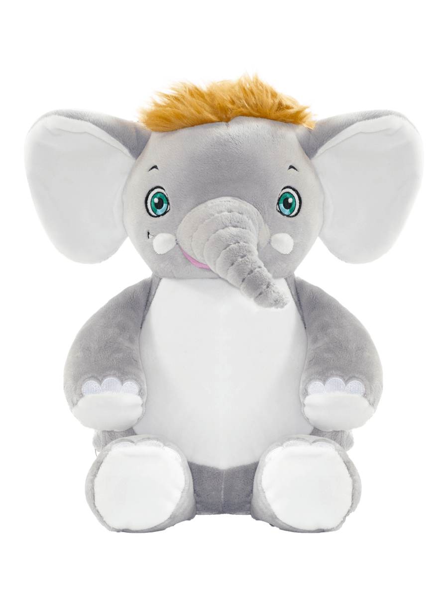 elephant personalised teddy