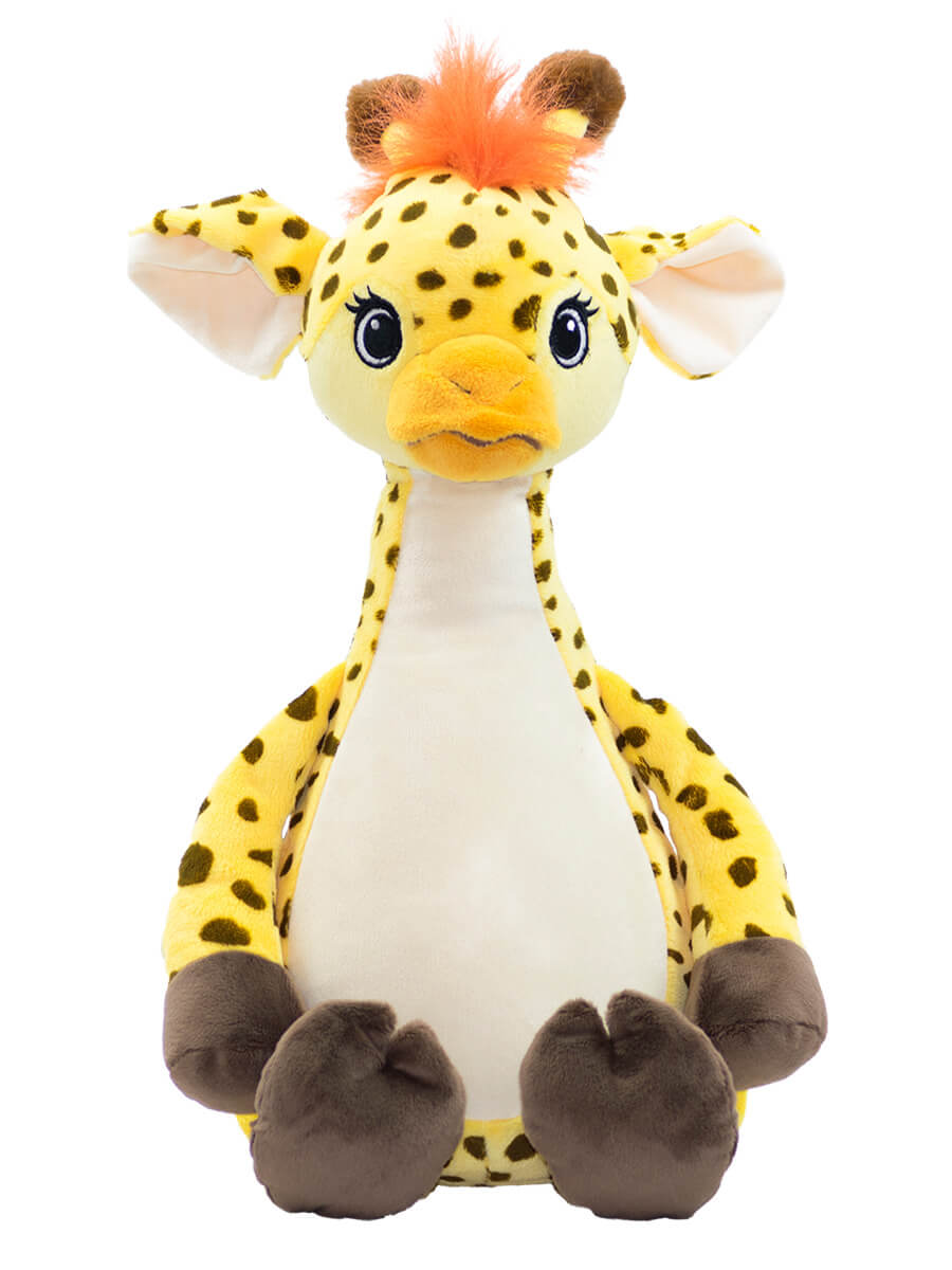 personalised giraffe teddy