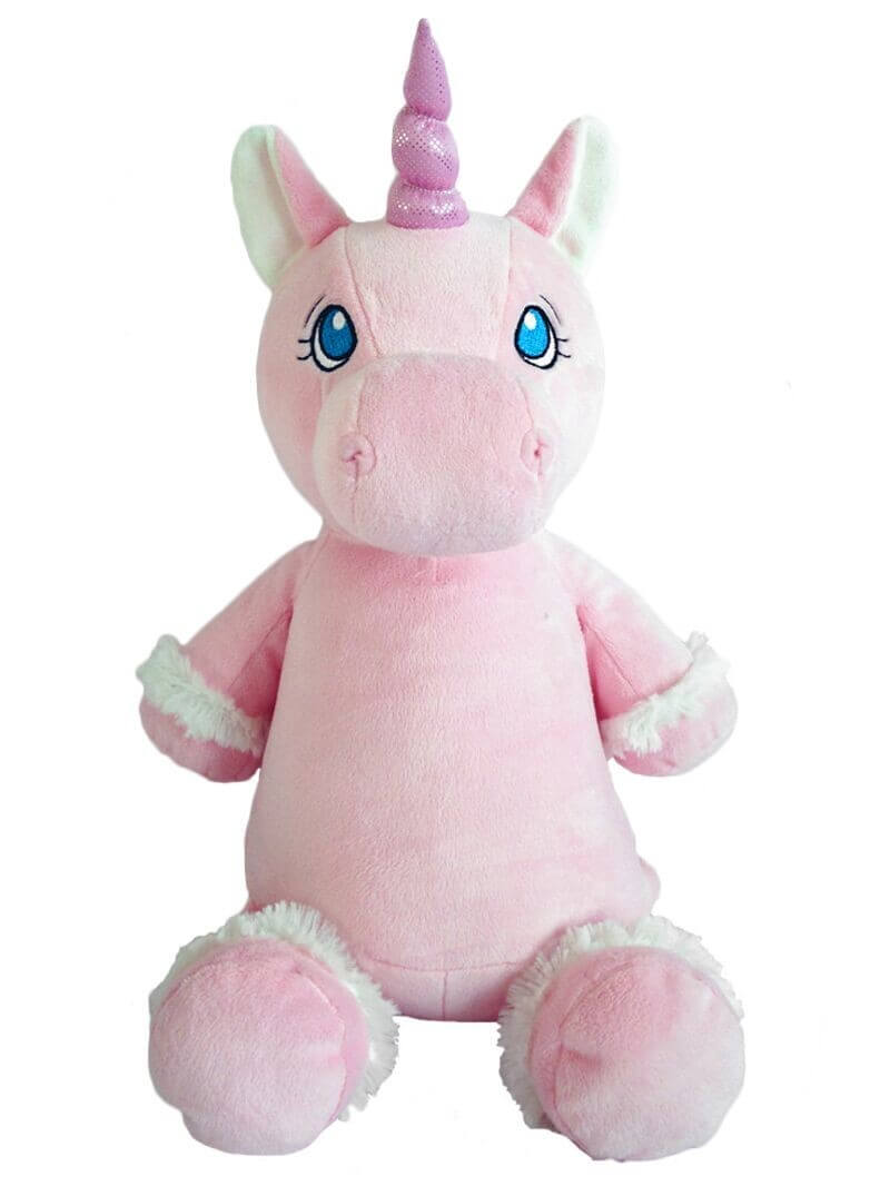 personalised unicorn teddy