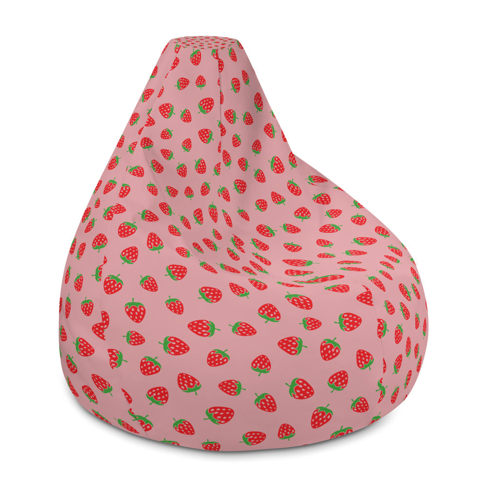 Strawberry Delight All Over Print Bean Bag Chair Cover Da Bag